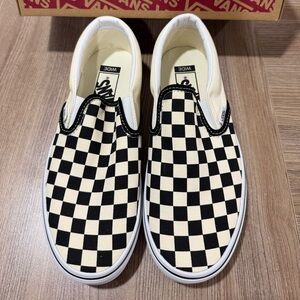 Vans Checkerboard Slip-On Wide
